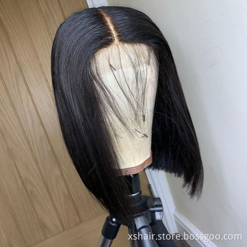 Dropshipping wigs for women lace part free shipping deep curly wet and wavy pre plucked human lace front wig